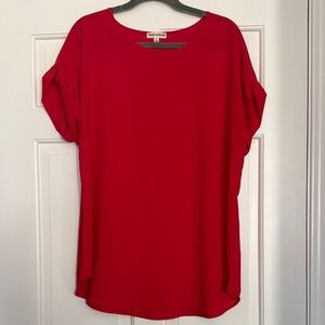 Zenana Outfitters Bold Red Blouse